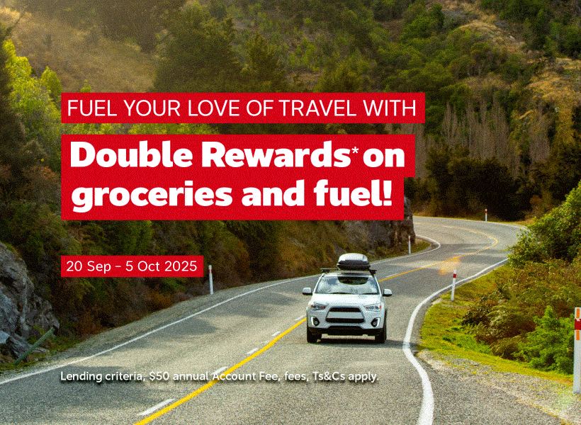 Double Rewards on Grocery & Fuel