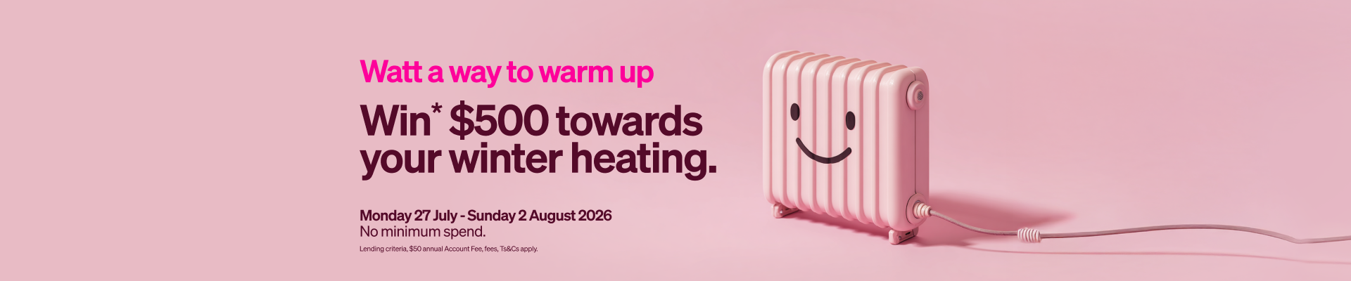 Win $500 towards your winter heating bill
