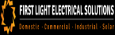 First Light Electrical Solutions Logo